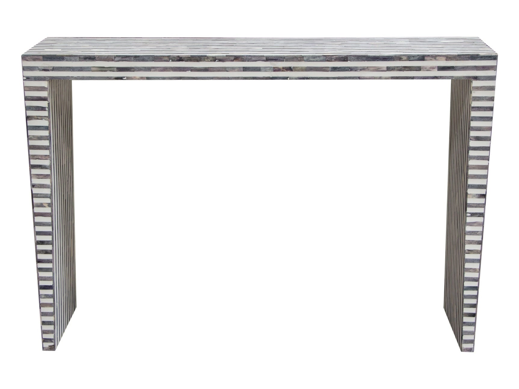 Mosaic Black/White Console Table - Ornate Home