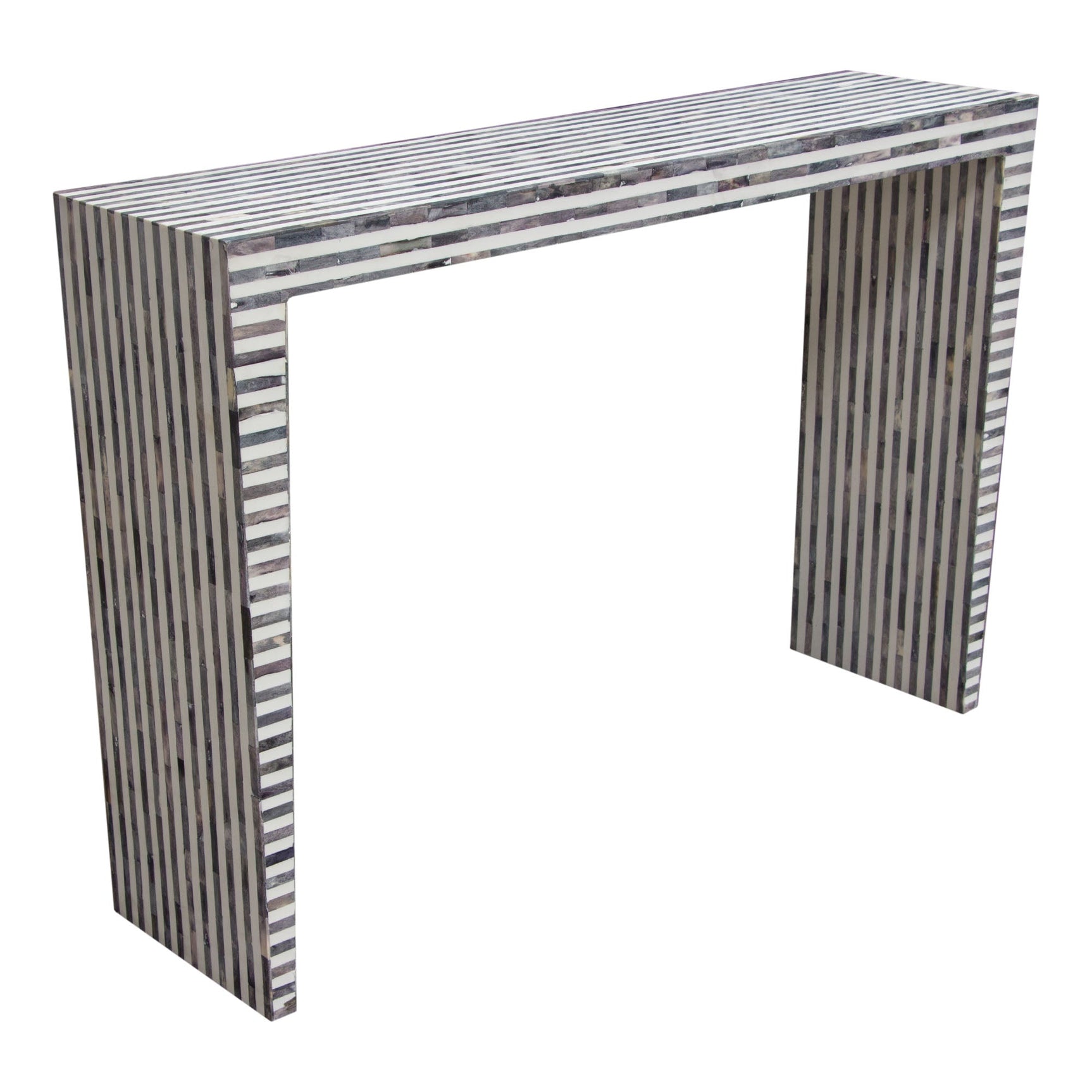 Mosaic Black/White Console Table - Ornate Home