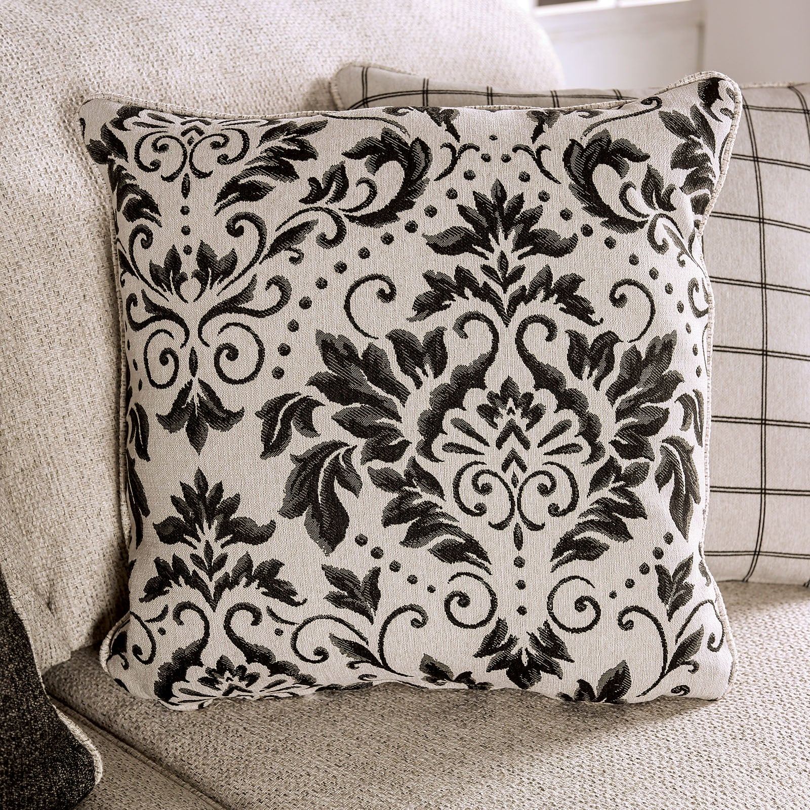 Mossley Ivory Sofa - Ornate Home