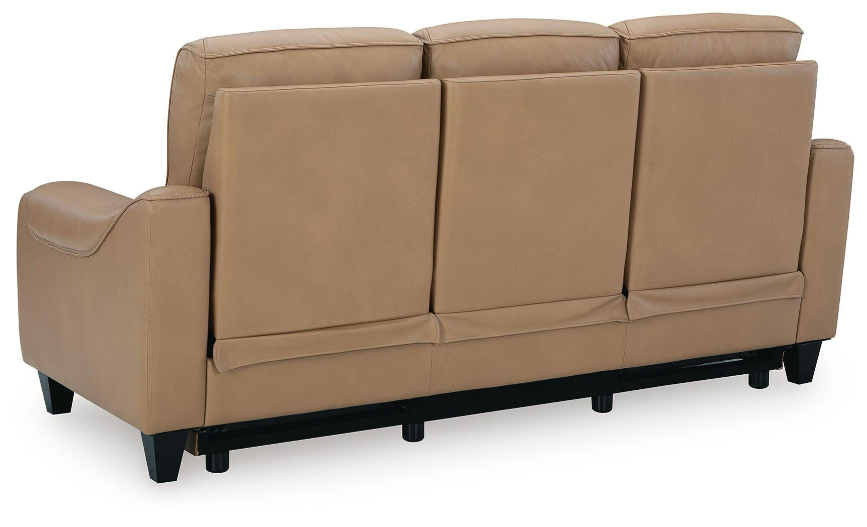Mosswell Toffee Power Reclining Sofa - Ornate Home
