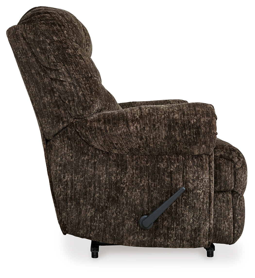 Movie Man Chocolate Recliner - Ornate Home