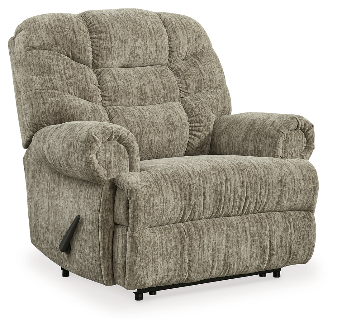 Movie Man Taupe Recliner (Online Special Price) - Ornate Home