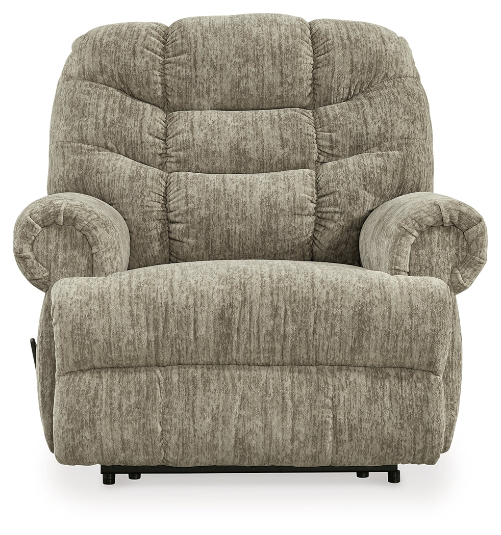 Movie Man Taupe Recliner - Ornate Home