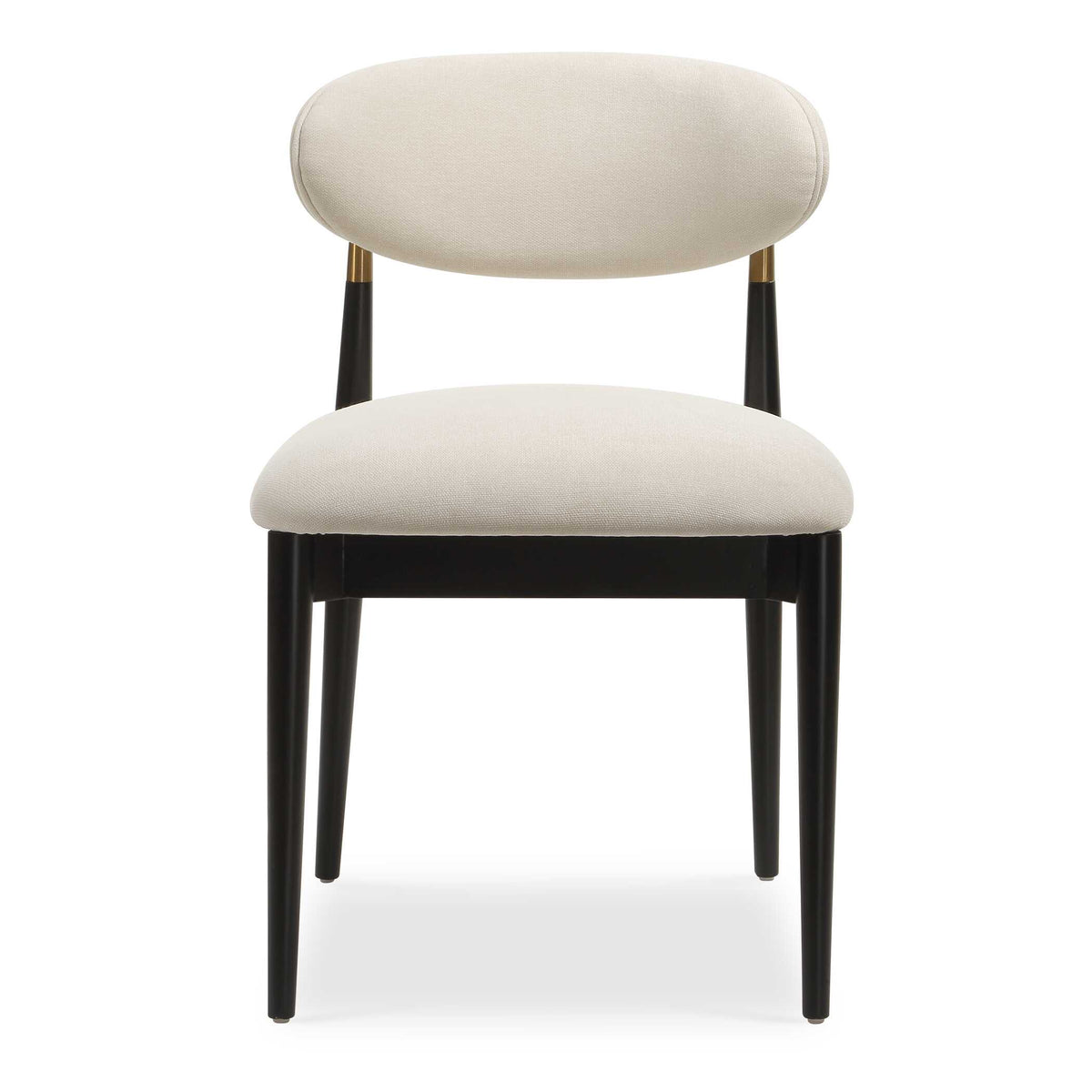Moxie Black Armless Dining Chair (Set of 2) - Ornate Home