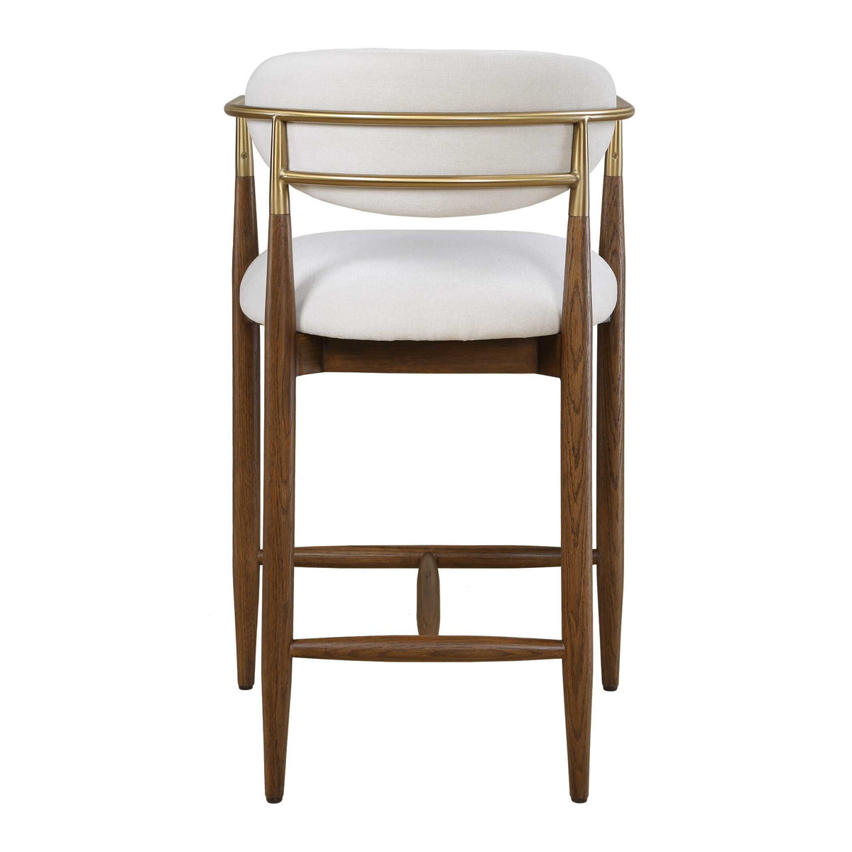 Moxie Walnut Counter Stool - Ornate Home