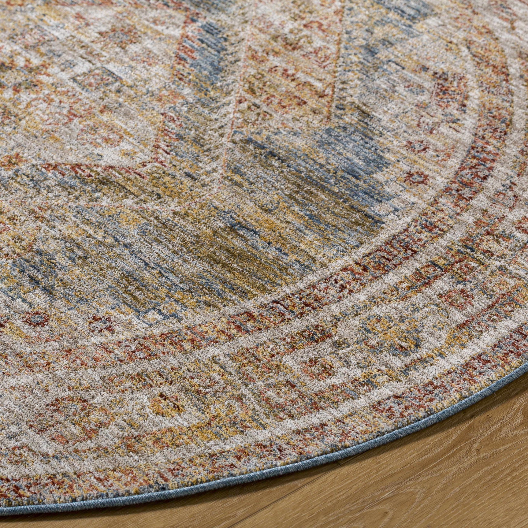 Moya Tan Rich Textured Traditional Rug - Ornate Home