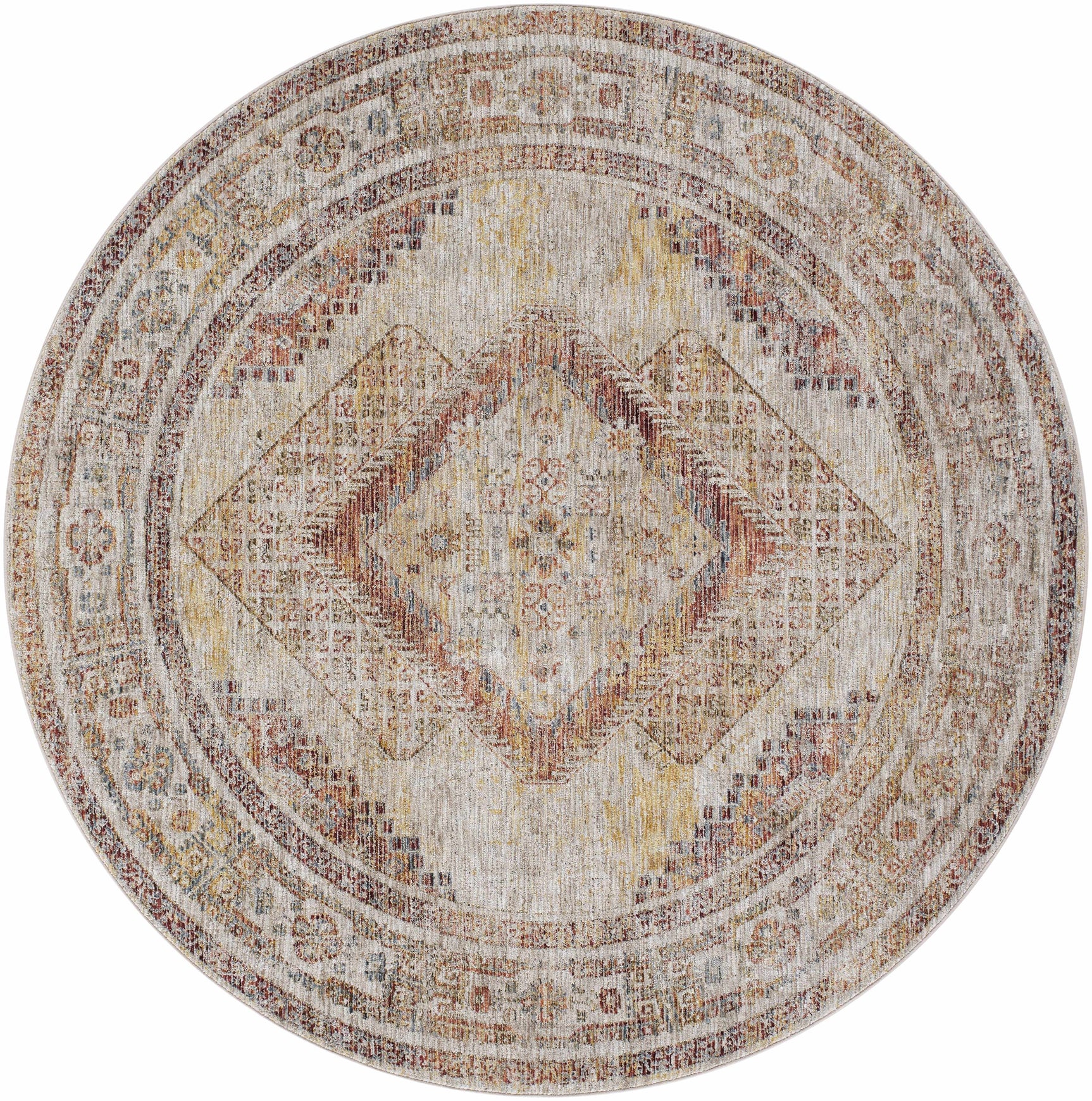 Moya Tan Rich Textured Traditional Rug - Ornate Home