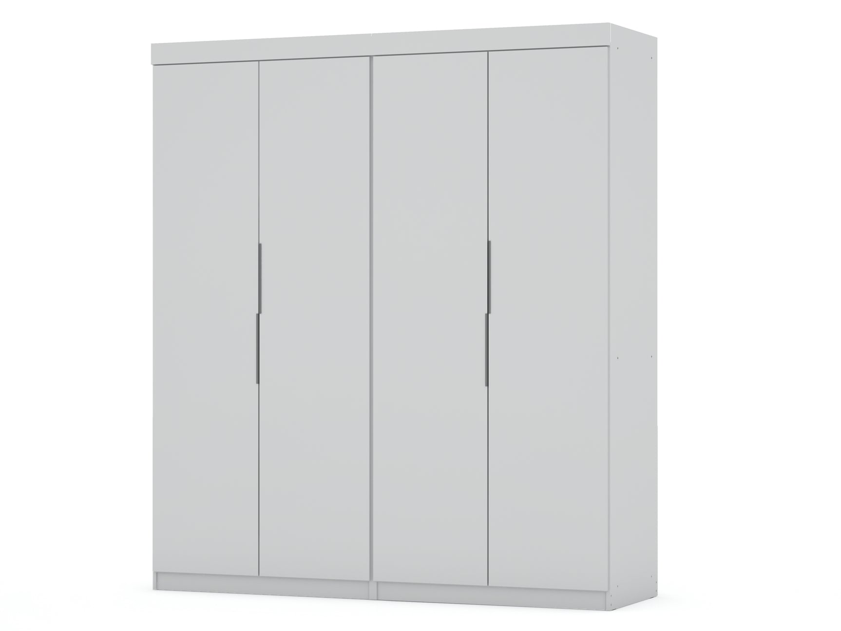 Mulberry 2.0 Wardrobe Closet in White (set of 2) - Ornate Home