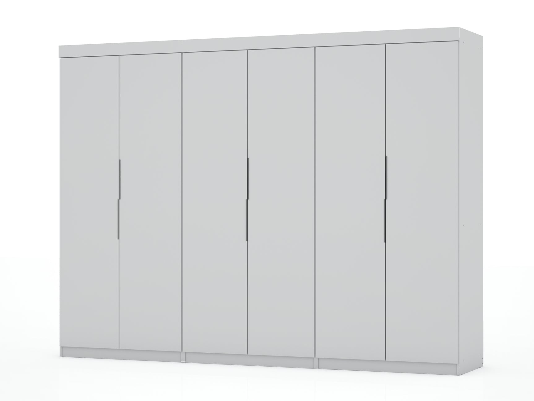 Mulberry 2.0 Wardrobe Closet in White (set of 3) - Ornate Home