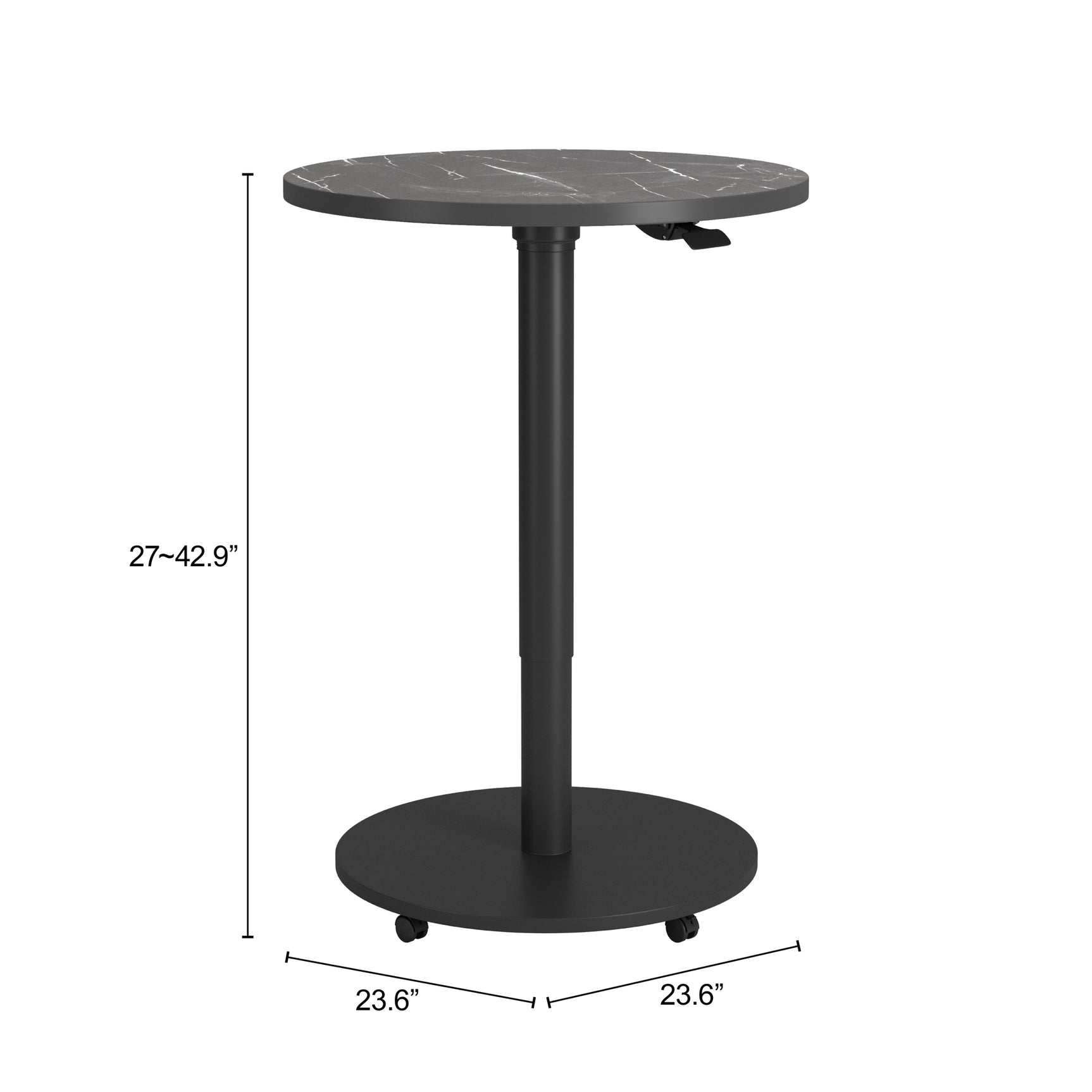 Mule Black Adjustable Bar Table - Ornate Home