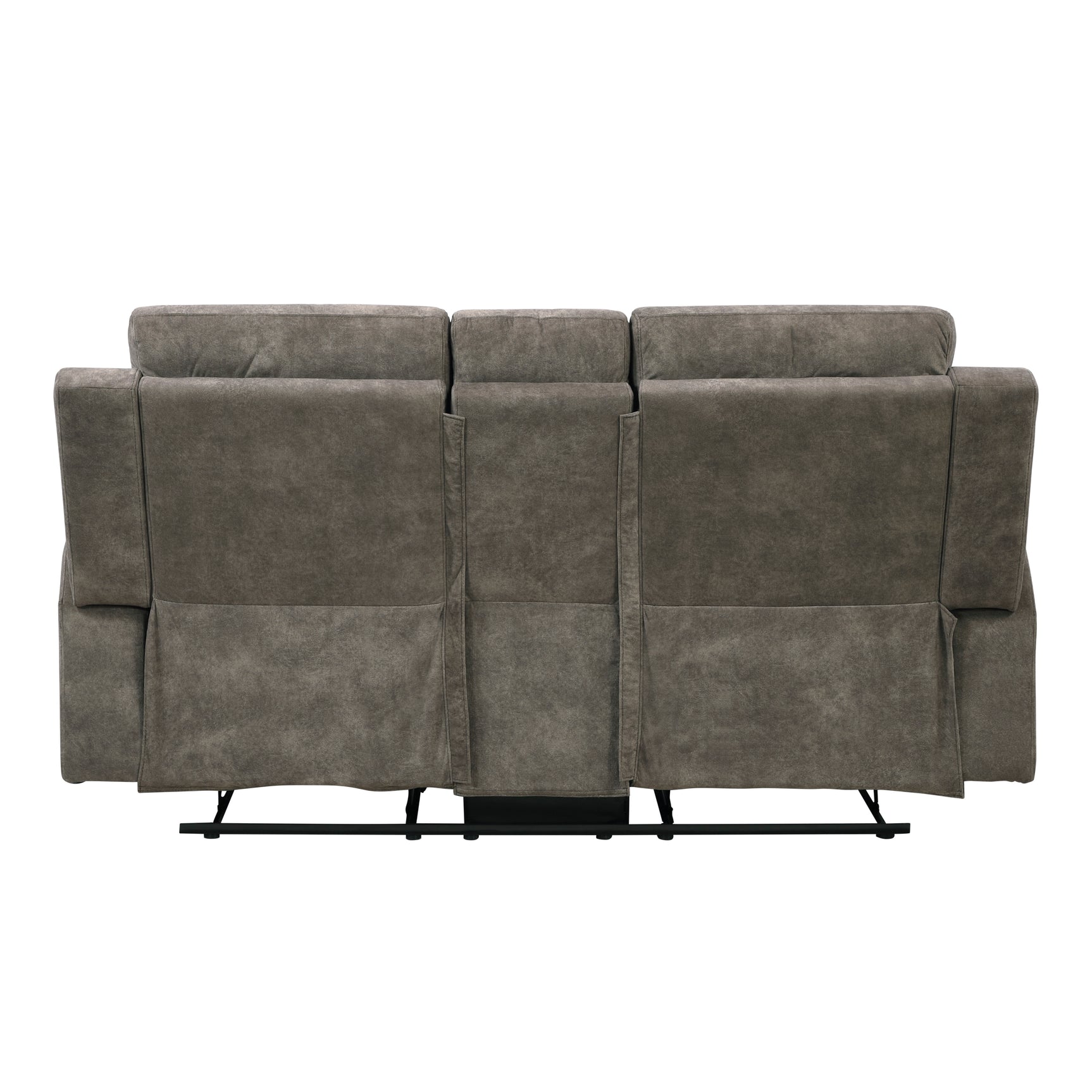 Muncie Brown Double Reclining Loveseat - Ornate Home