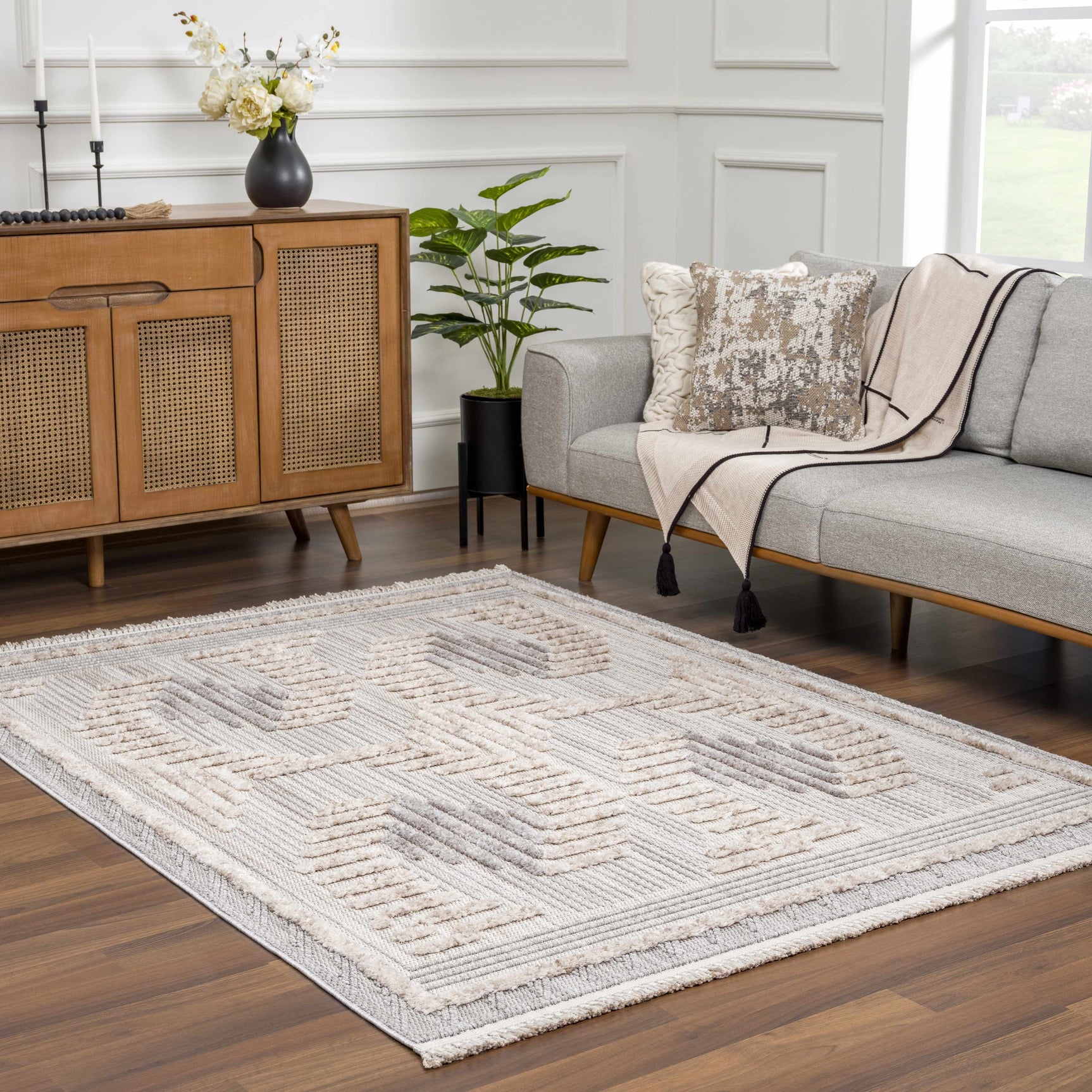 Muricay High-Low Rustic Rug - Ornate Home