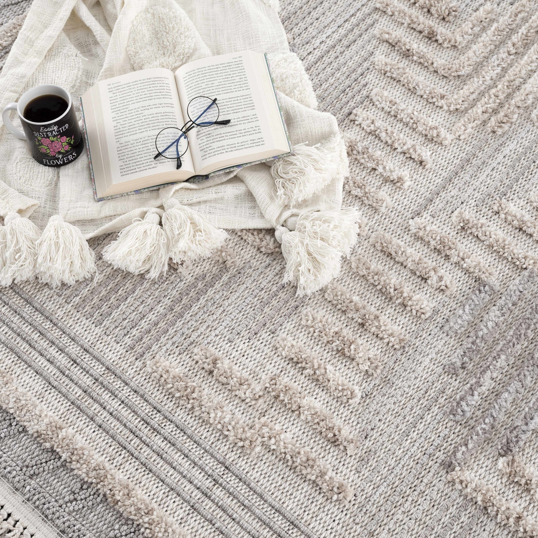 Muricay High-Low Rustic Rug - Ornate Home