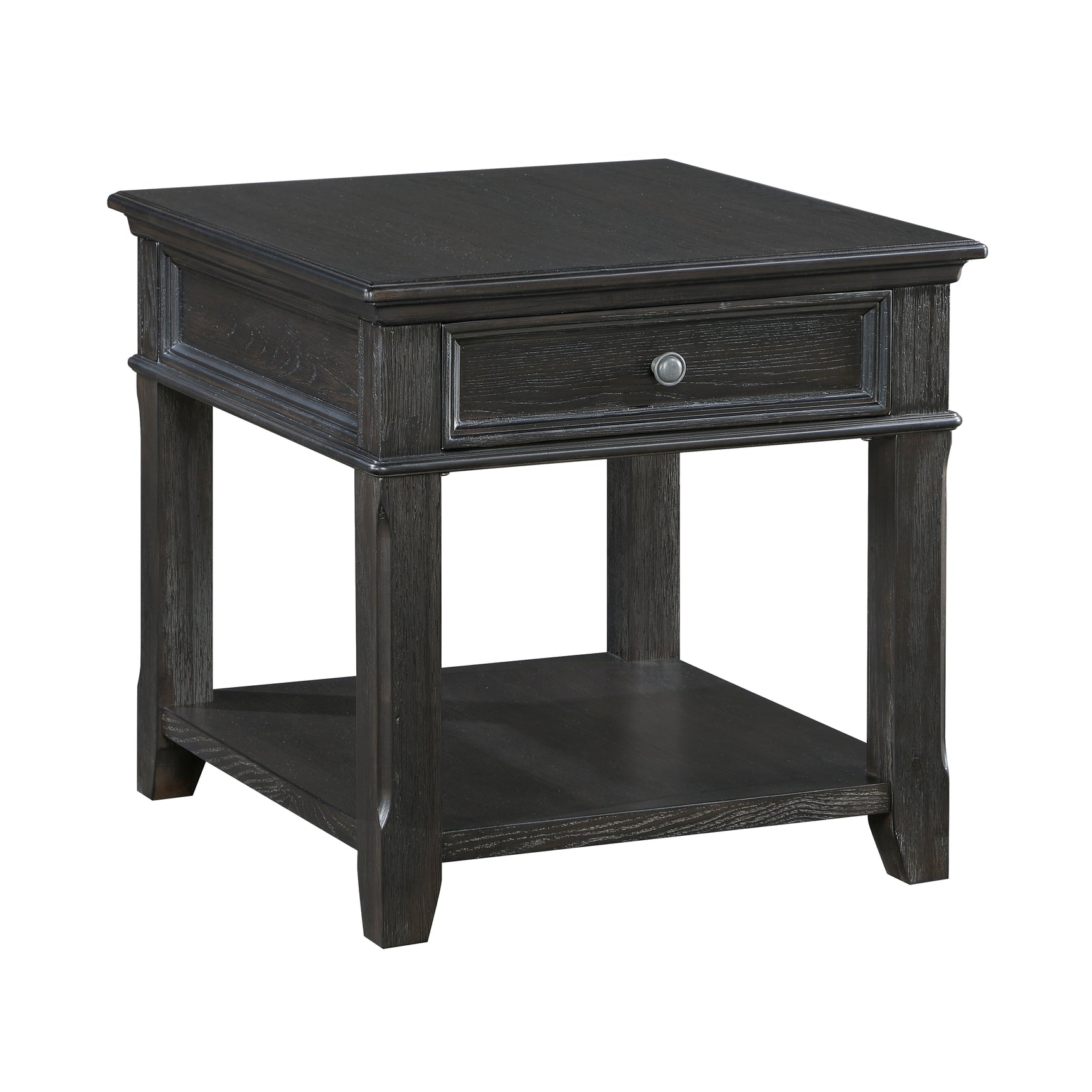 Muriel Charcoal End Table - Ornate Home