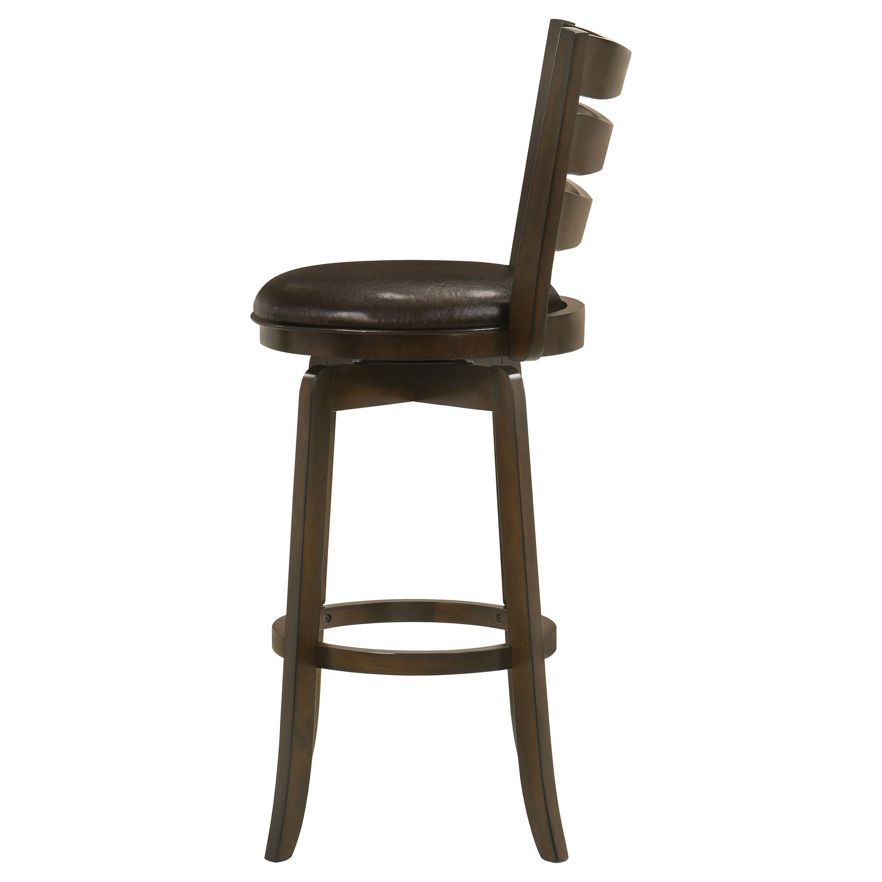 Murphy Dark Brown Swivel Bar Chair - Ornate Home