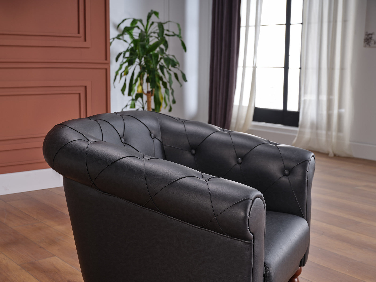 Muse Grey Armchair - Ornate Home