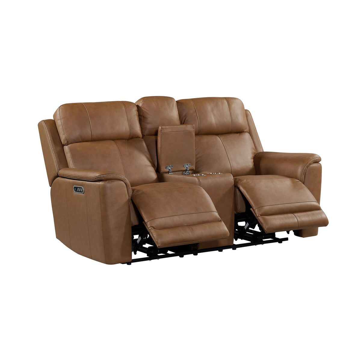 Mustang Aline Butternut P3 Loveseat with Console - Ornate Home