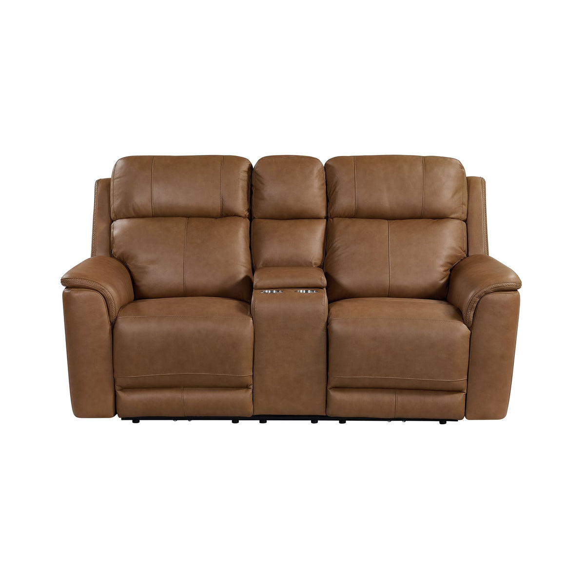 Mustang Aline Butternut P3 Loveseat with Console - Ornate Home
