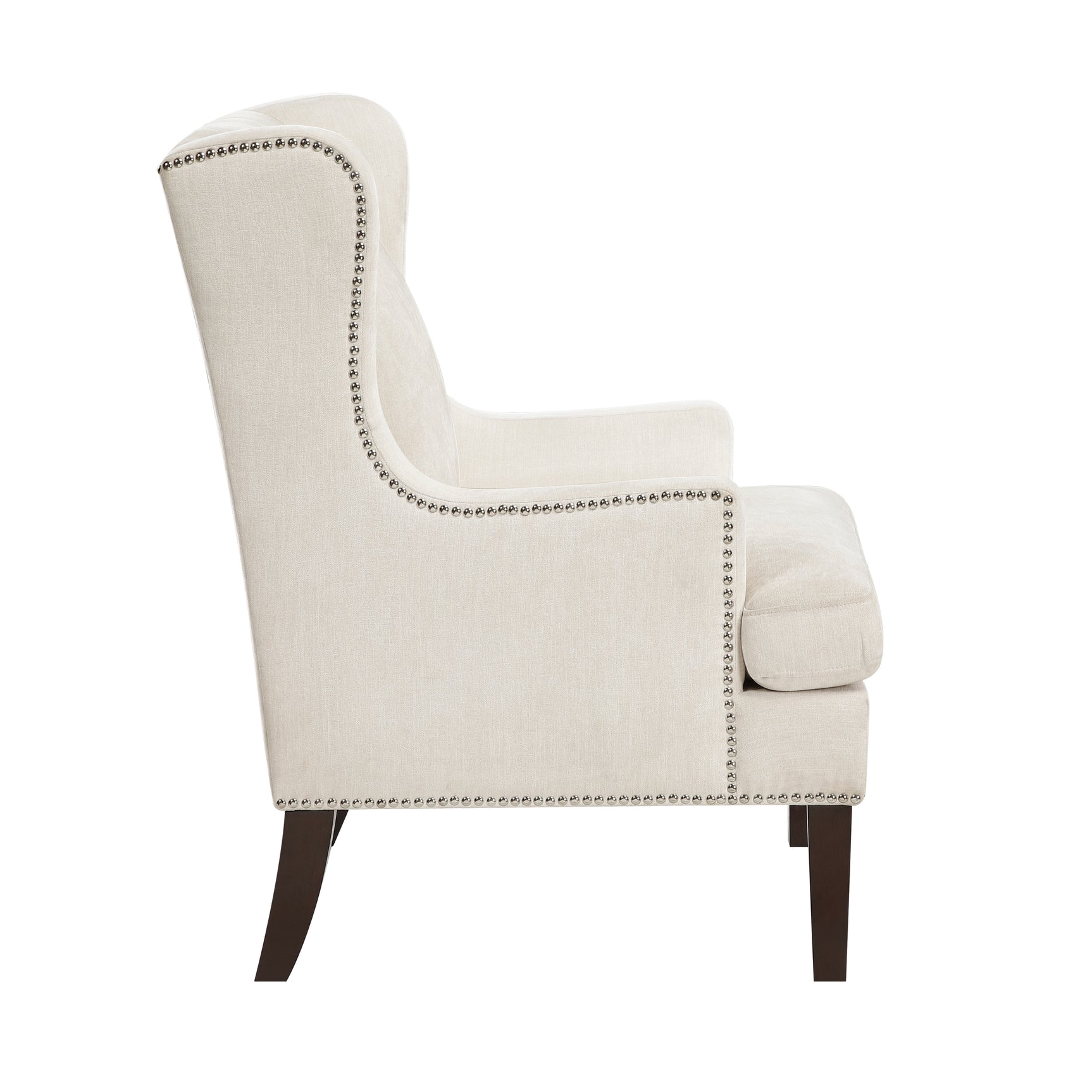 Myles Beige Accent Chair - Ornate Home