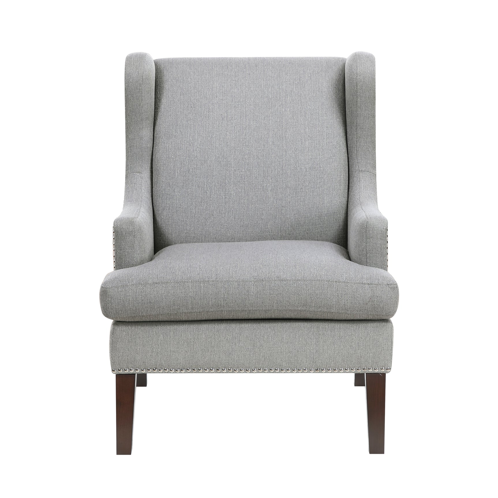 Myles Gray Accent Chair - Ornate Home