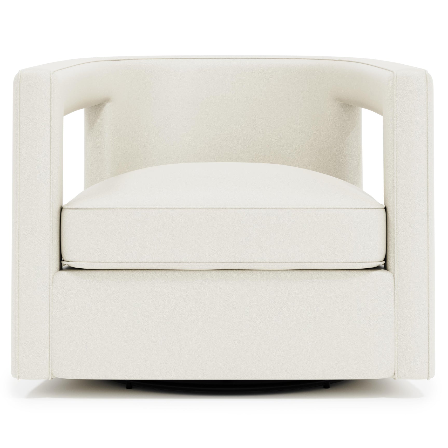 Alana Ivory Swivel Chair Without Nails