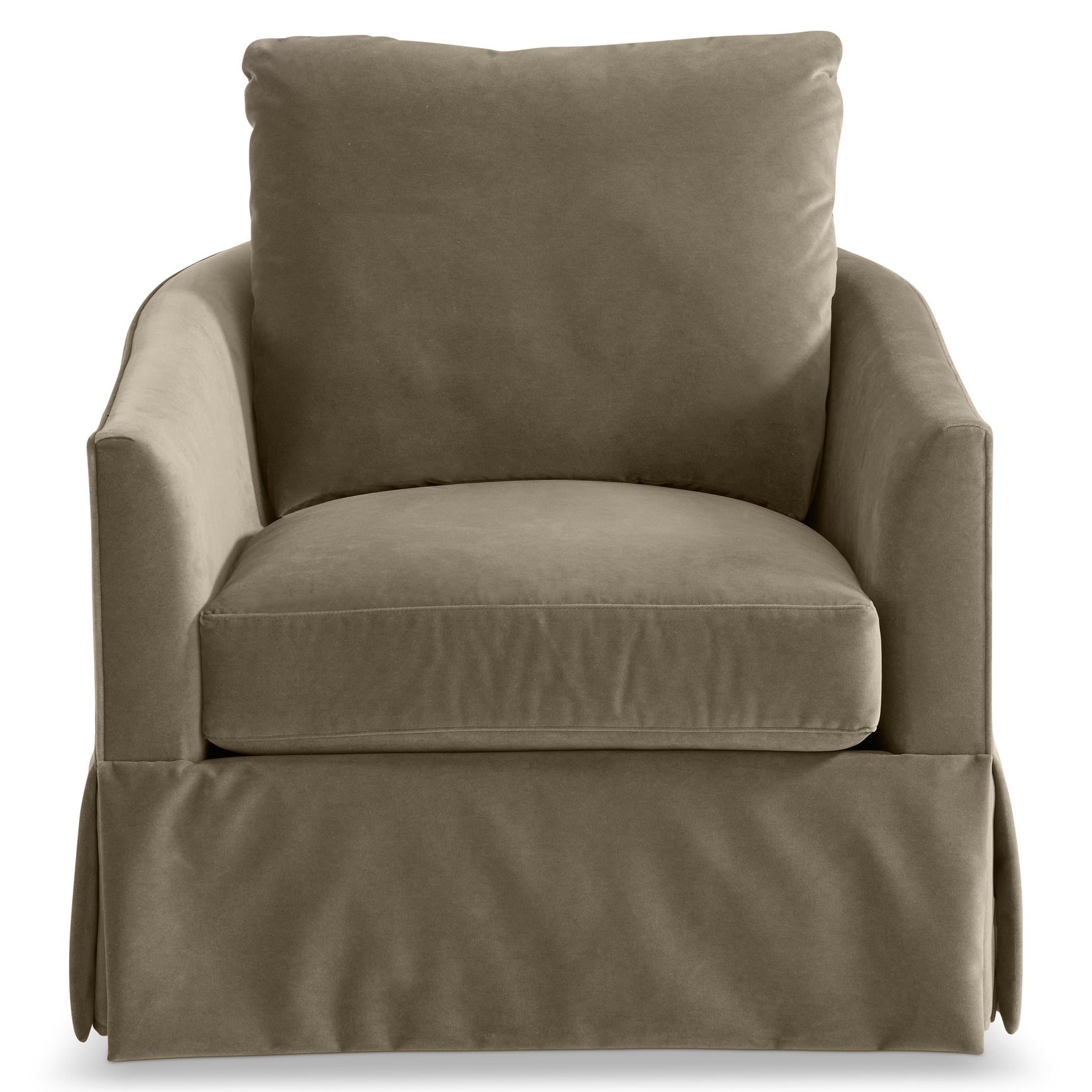 Astoria Skirted Swivel Chair