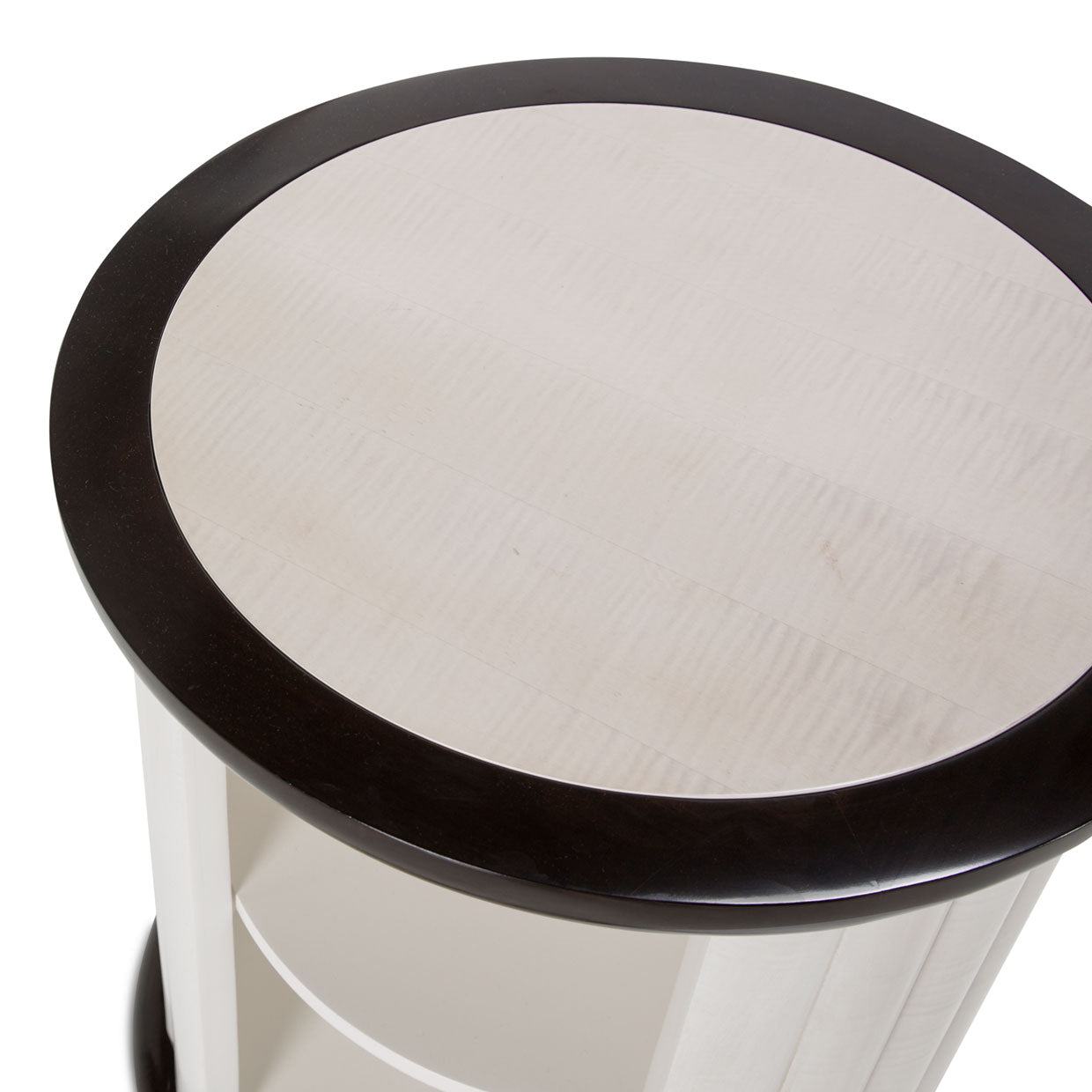 Paris Chic Espresso Round End Table