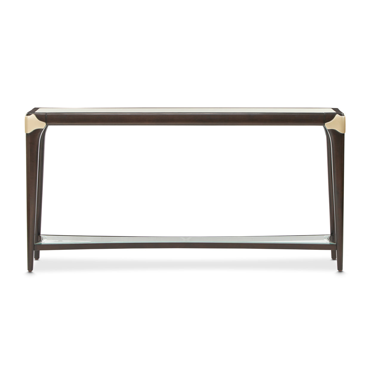 Paris Chic Espresso Console Table