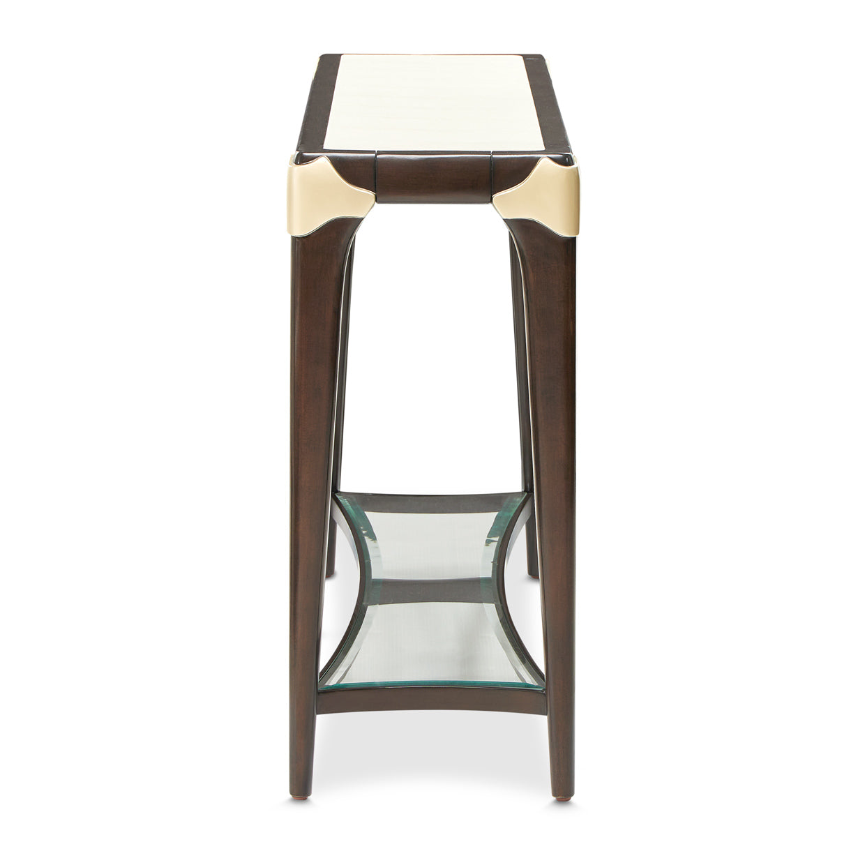 Paris Chic Espresso Console Table