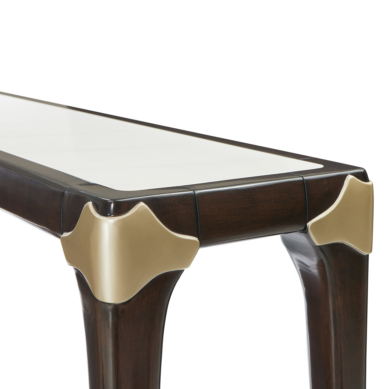 Paris Chic Espresso Console Table