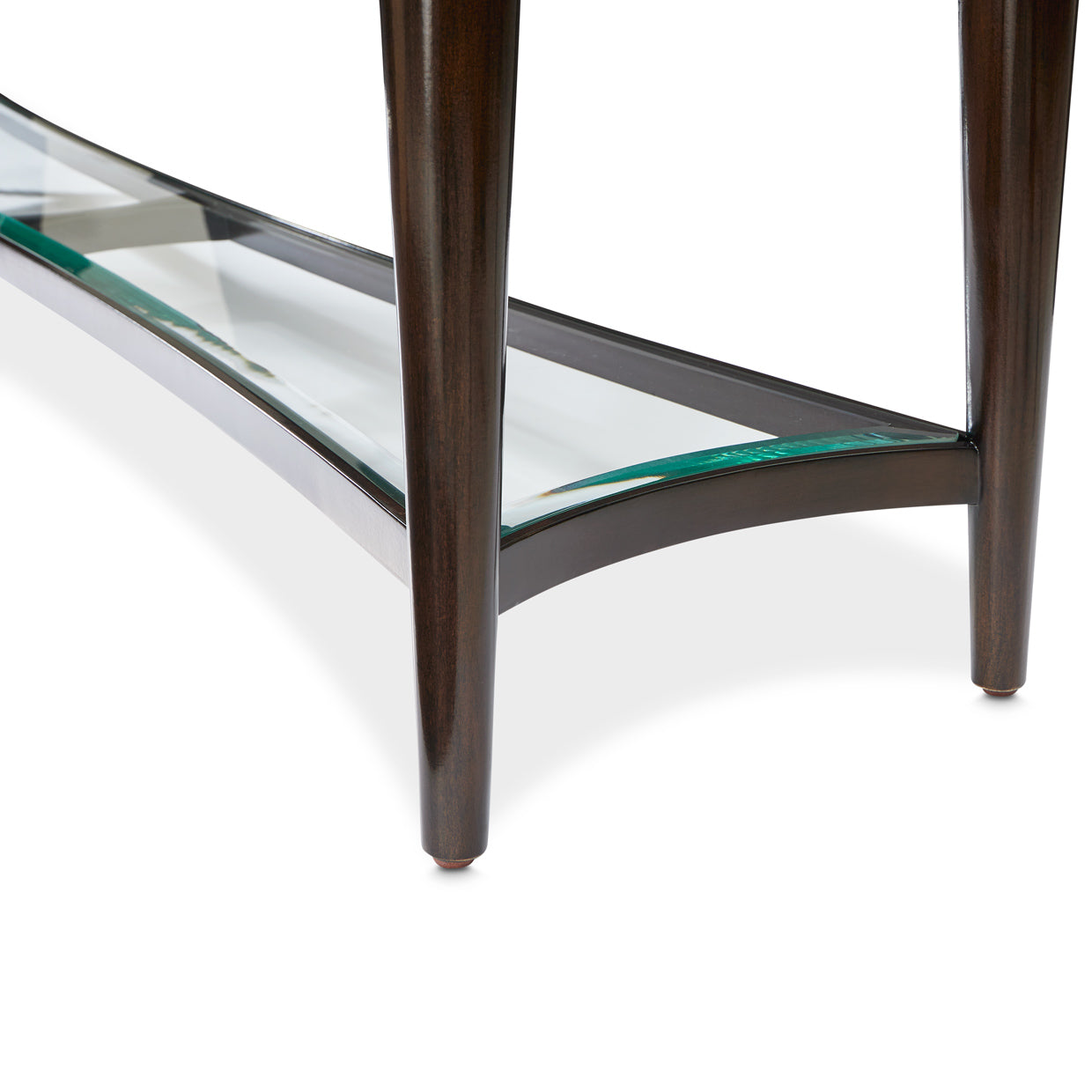 Paris Chic Espresso Console Table