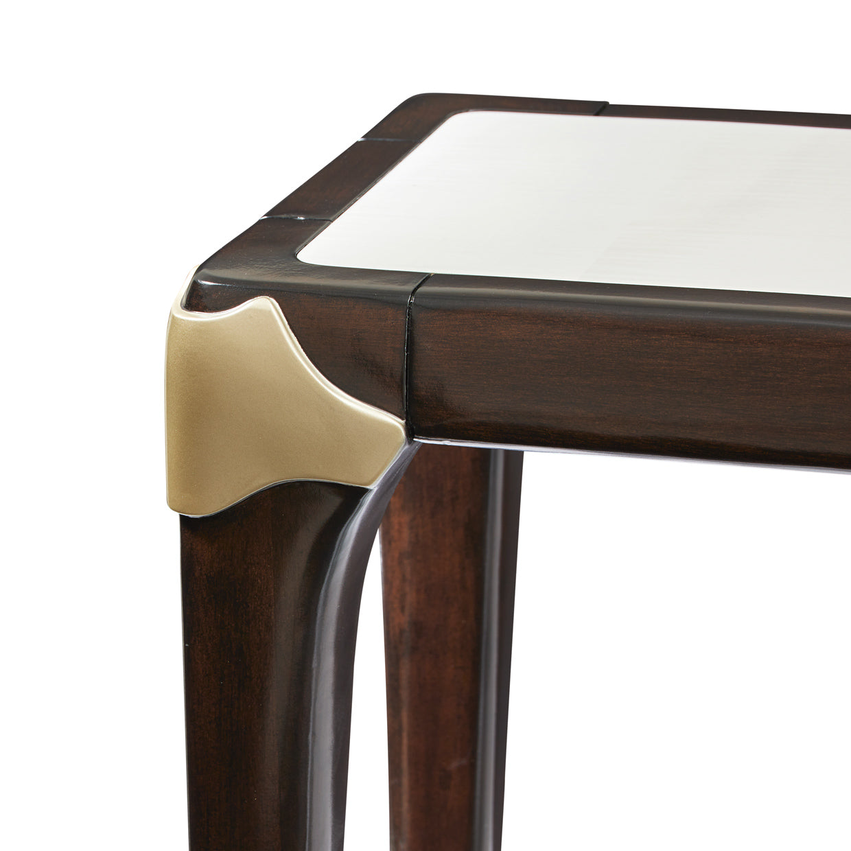 Paris Chic Espresso Console Table