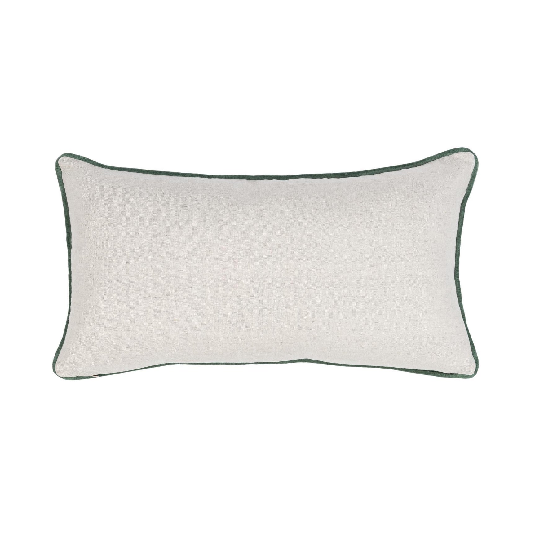 NV Belcourt Floral Natural/Blue 14x26 Throw Pillow (Set of 2) - Ornate Home
