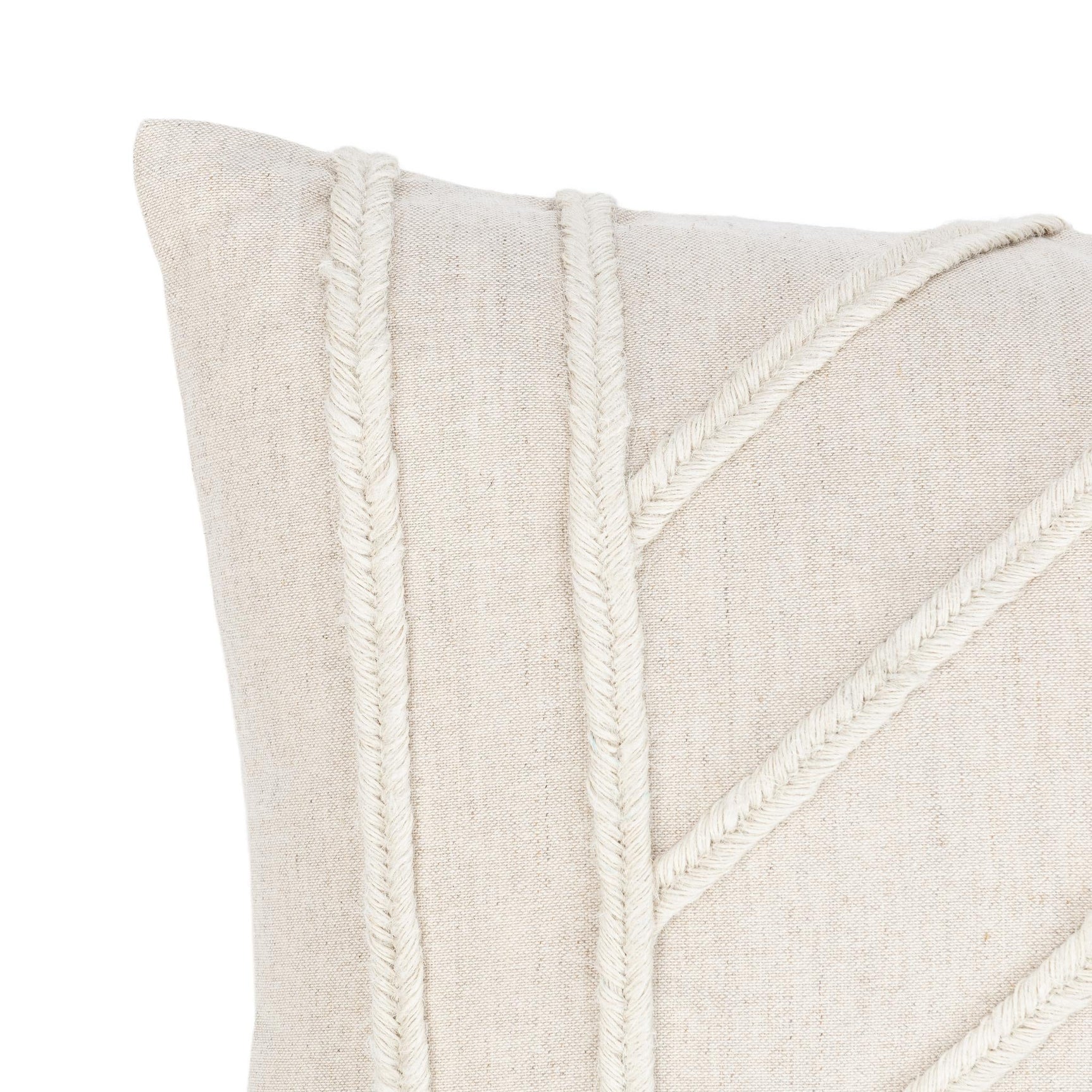 NV Langdon Natural Multiple Sizes Throw Pillow (Set of 2) - Ornate Home