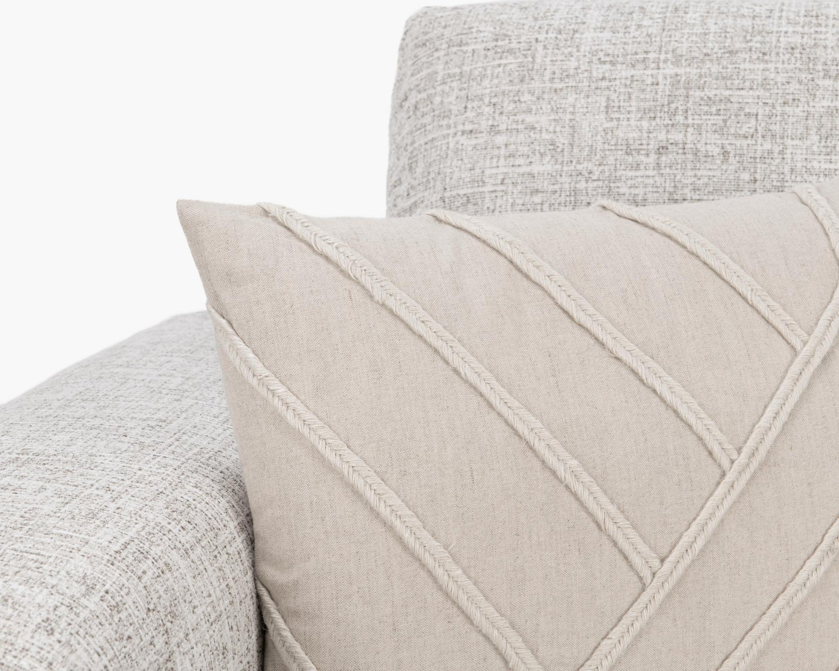 NV Langdon Natural Multiple Sizes Throw Pillow (Set of 2) - Ornate Home