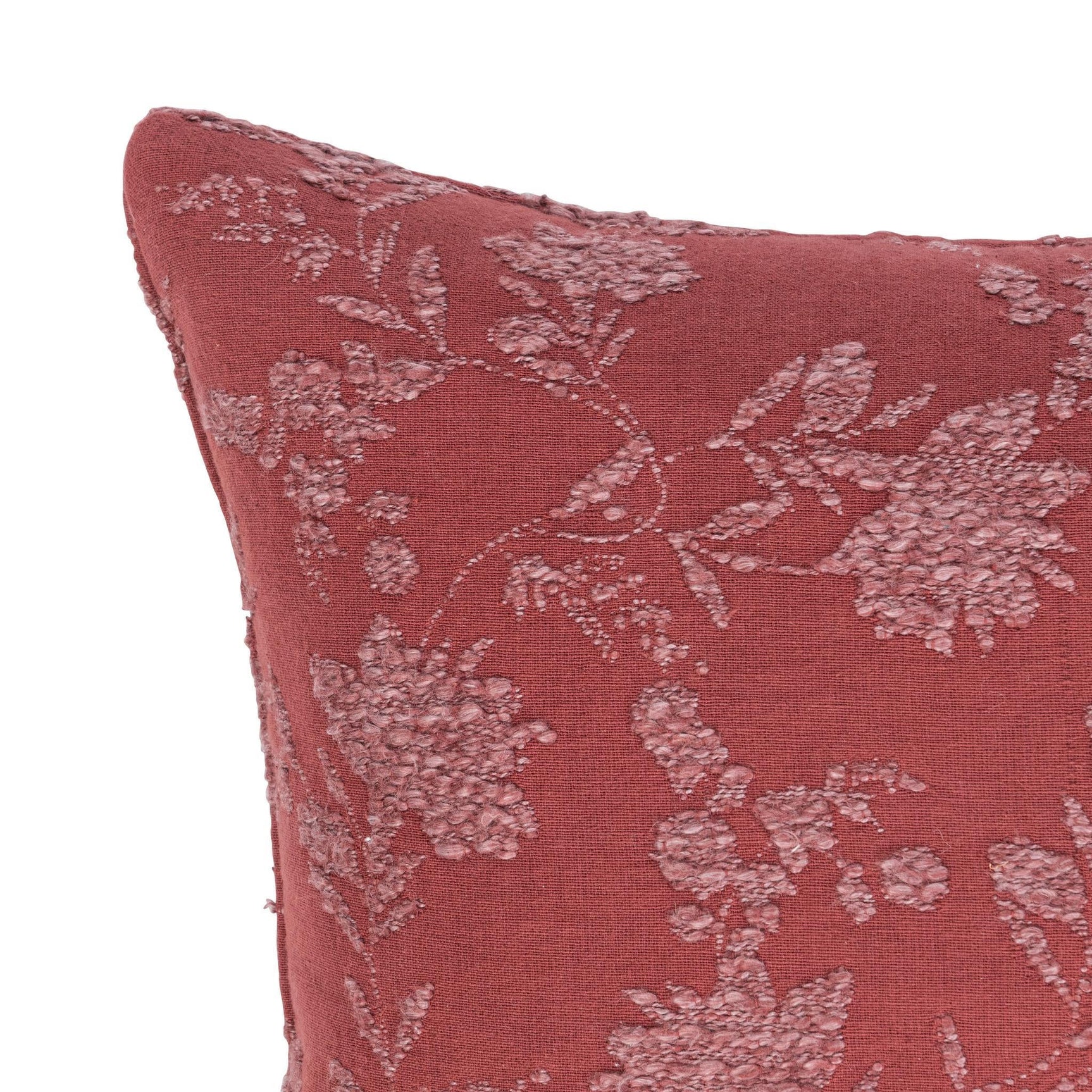 NV Rosecliff Burgundy Red Multiple Sizes Throw Pillow (Set of 2) - Ornate Home