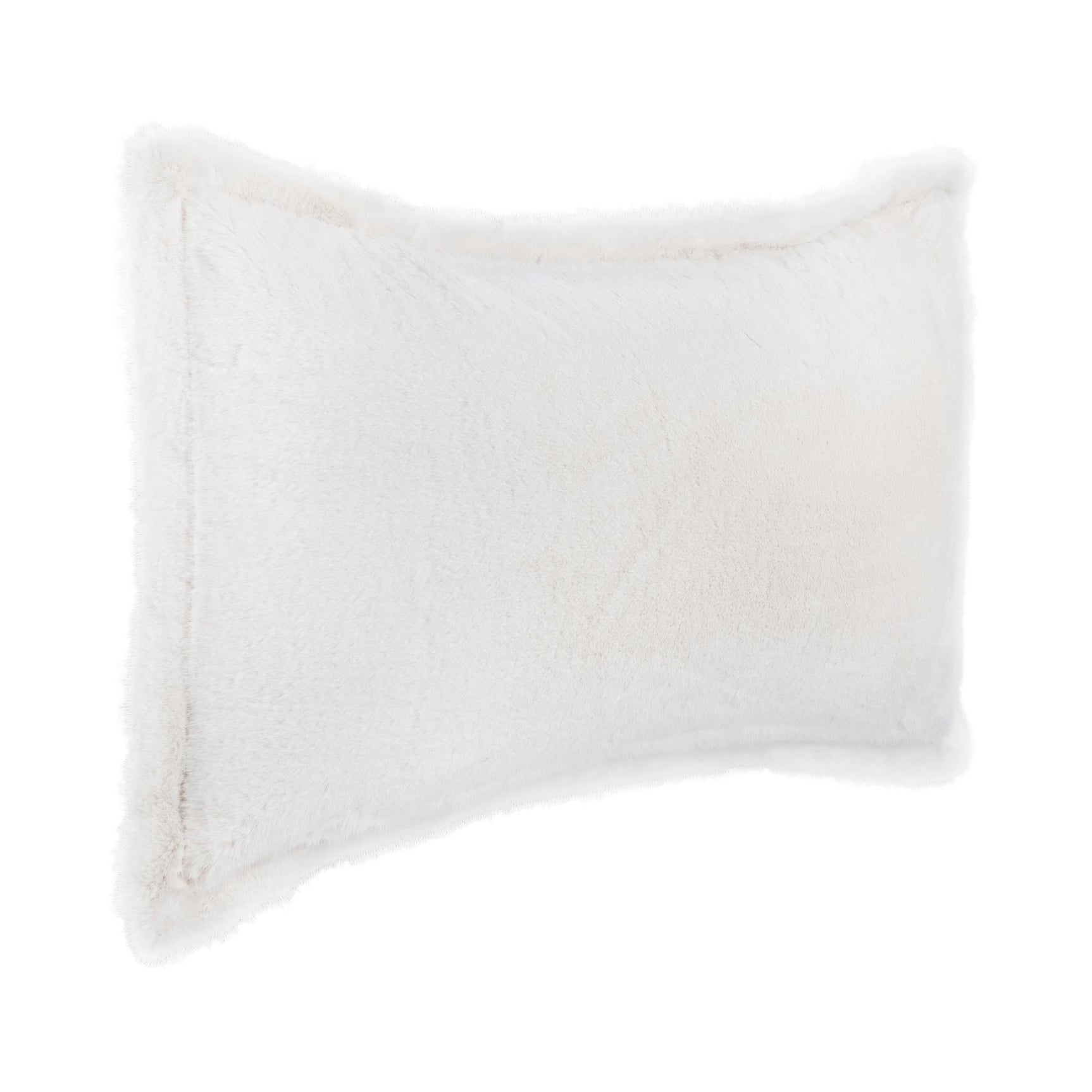 NV Taiga Ivory Faux Fur Multiple Sizes Throw Pillow (Set of 2) - Ornate Home
