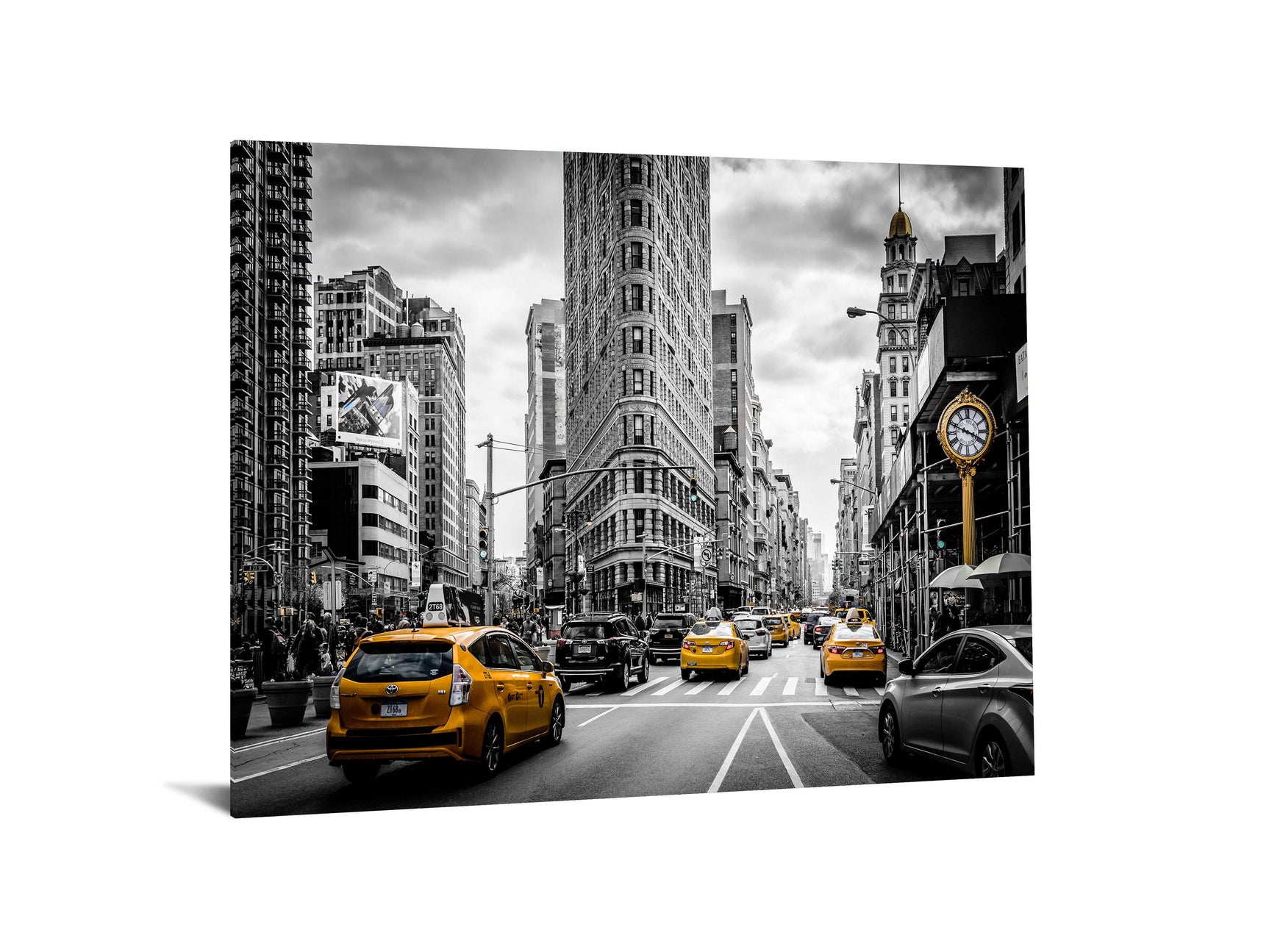 NYC Tempered Glass w / Foil Wall Art - Ornate Home