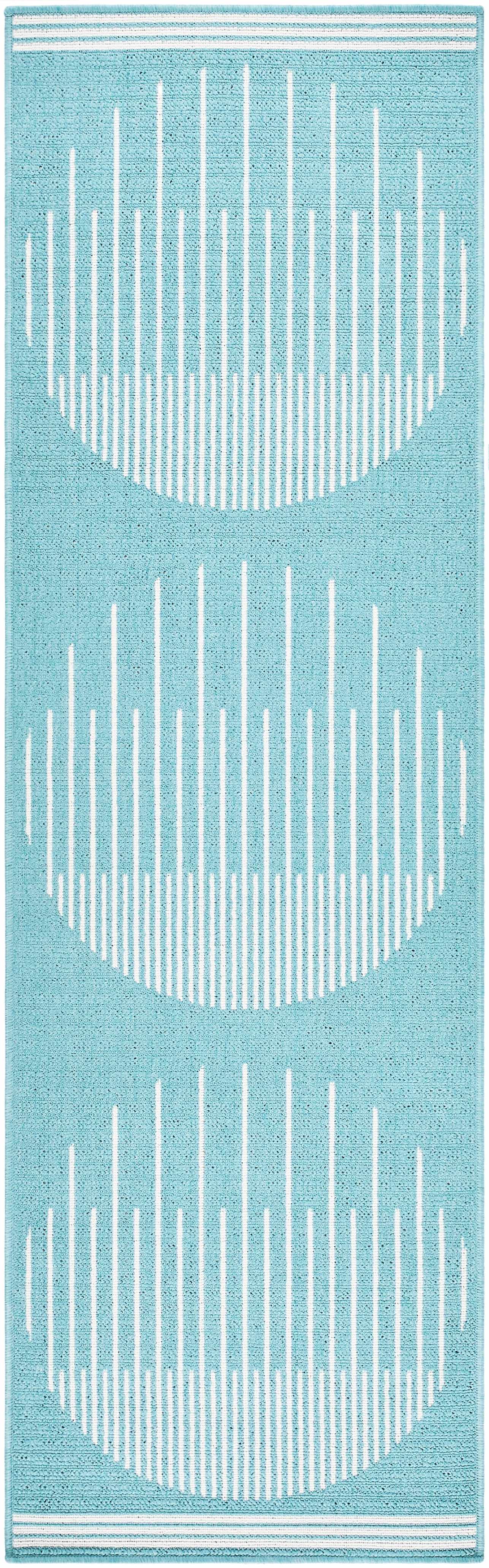 Nabil Aqua Outdoor Area Rug - Clearance - Ornate Home