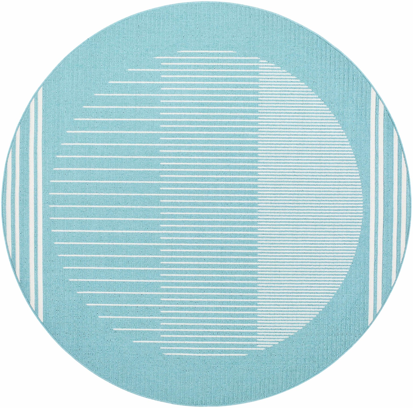 Nabil Aqua Outdoor Area Rug - Clearance - Ornate Home