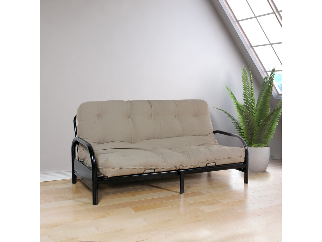 Nabila Khaki Full Mattress 8"H - Ornate Home