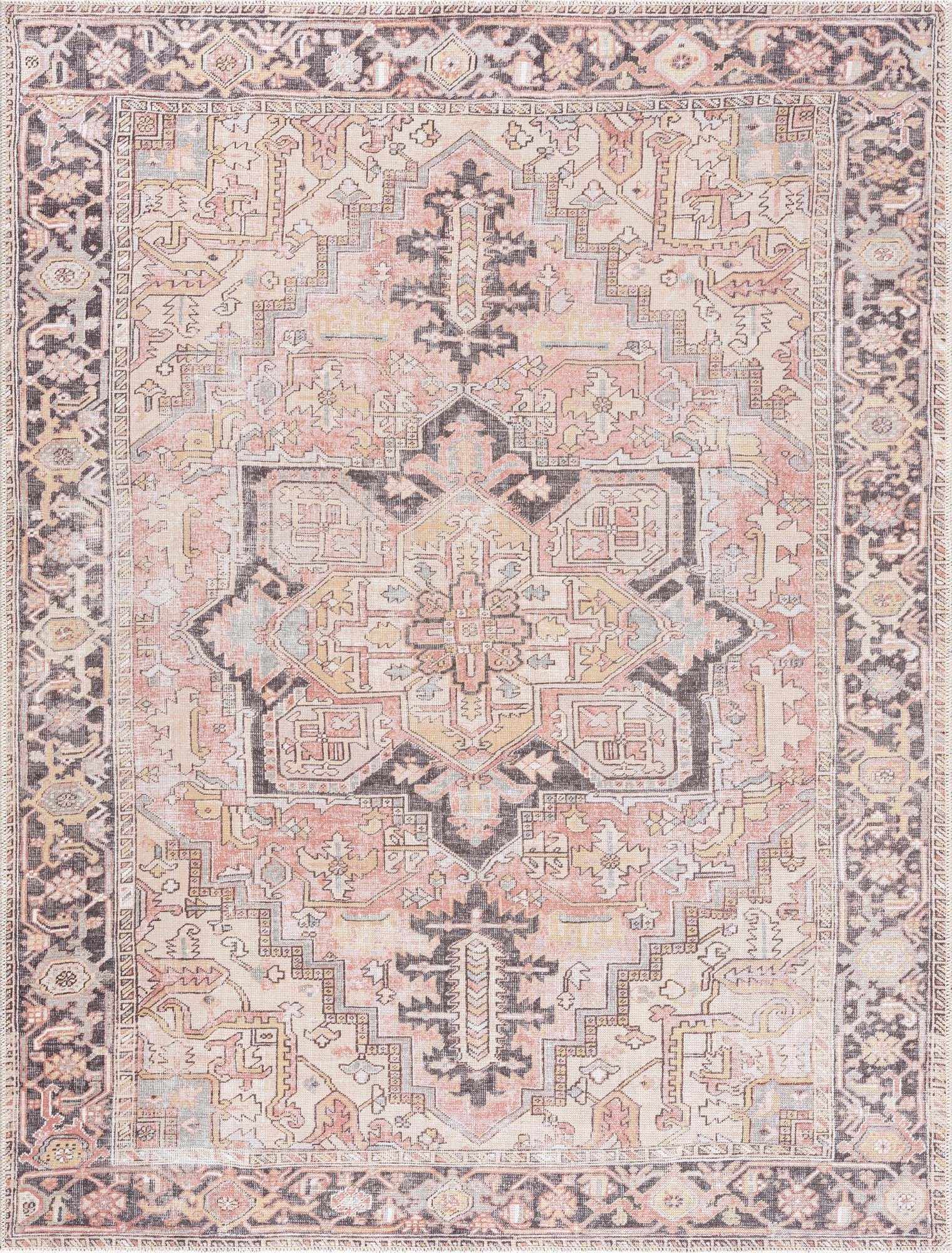 Nadia Dust Pink Area Rug - Clearance - Ornate Home