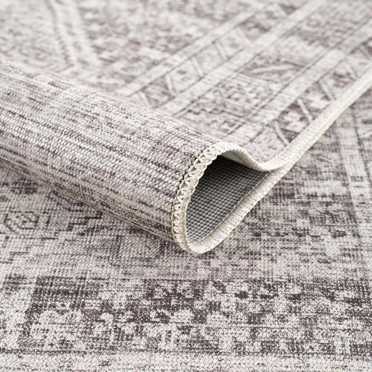 Nadie Blue Gray Medallion Area Rug - Clearance - Ornate Home