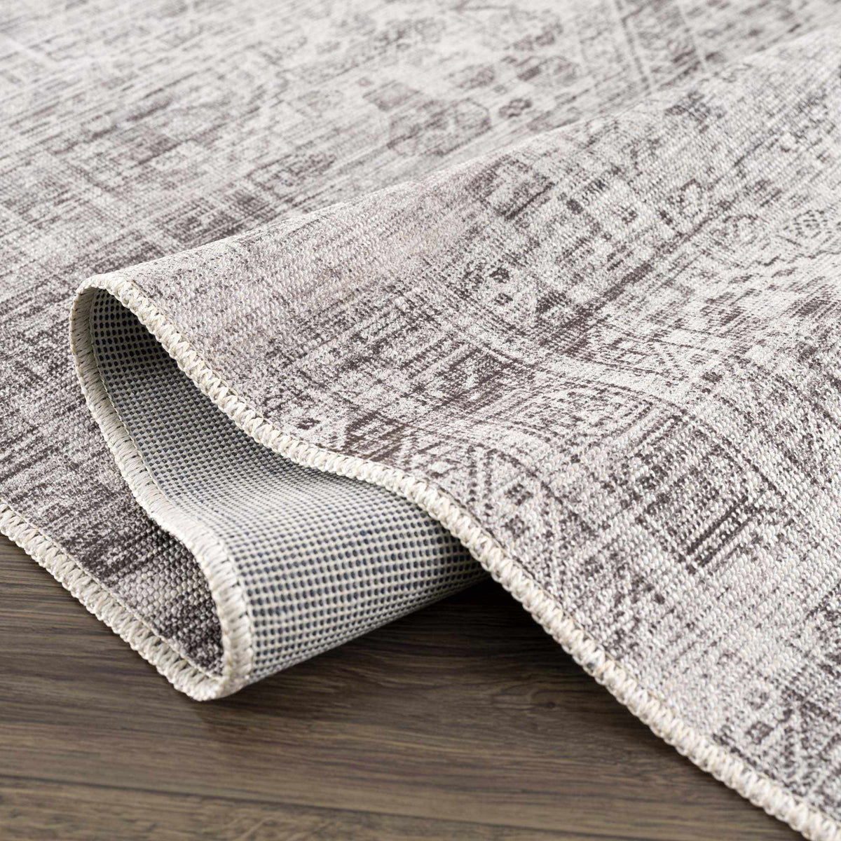 Nadie Blue Gray Medallion Area Rug - Clearance - Ornate Home