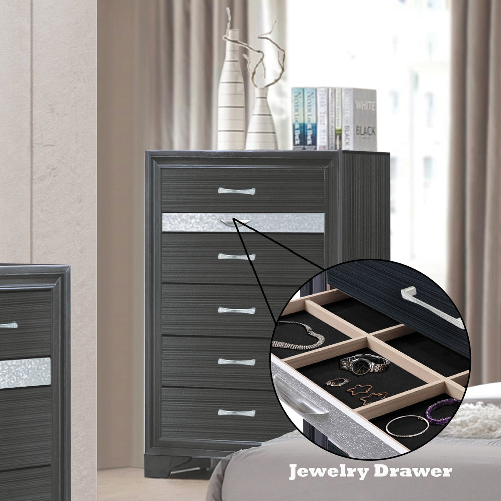 Naima Black Chest - Ornate Home