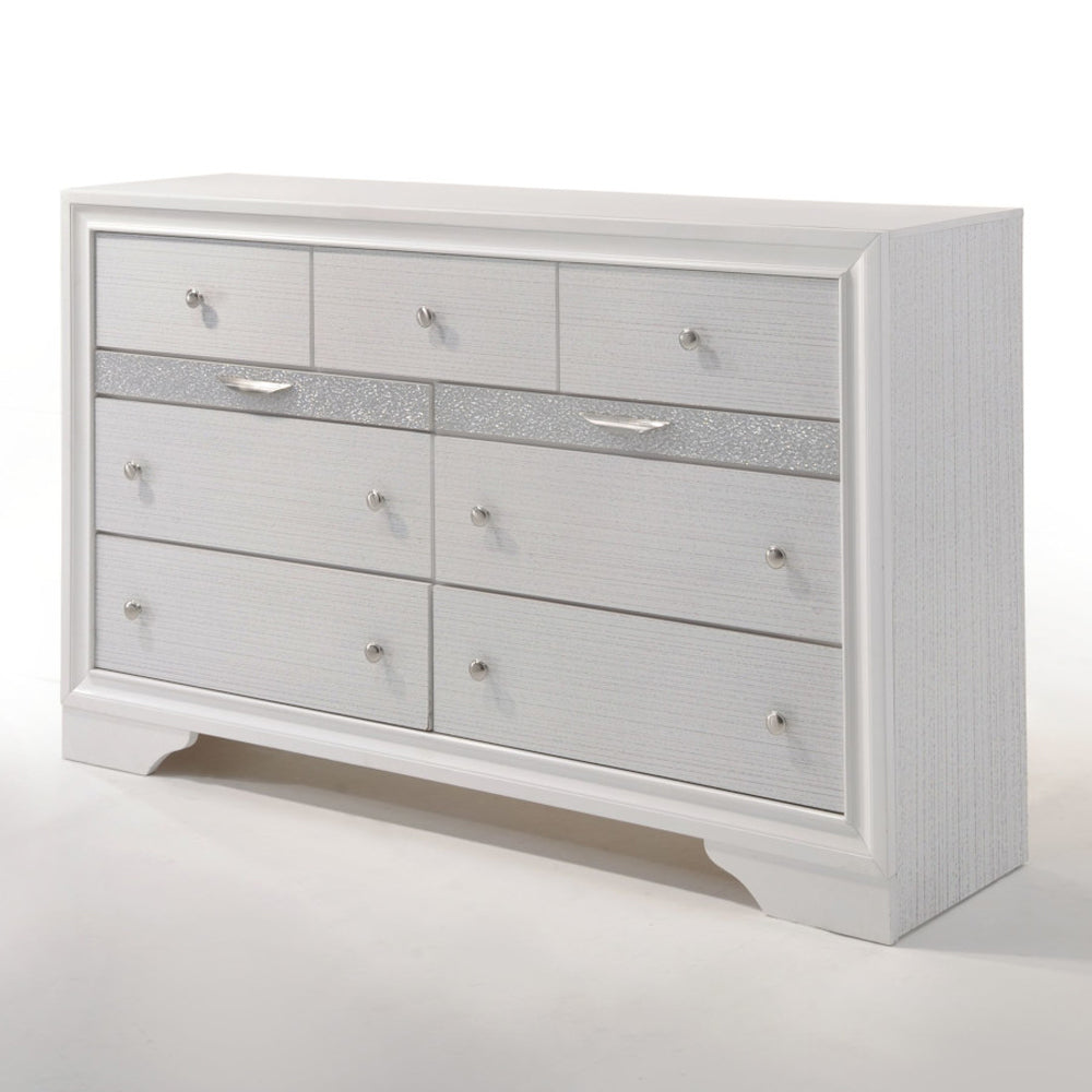 Naima White Dresser - Ornate Home