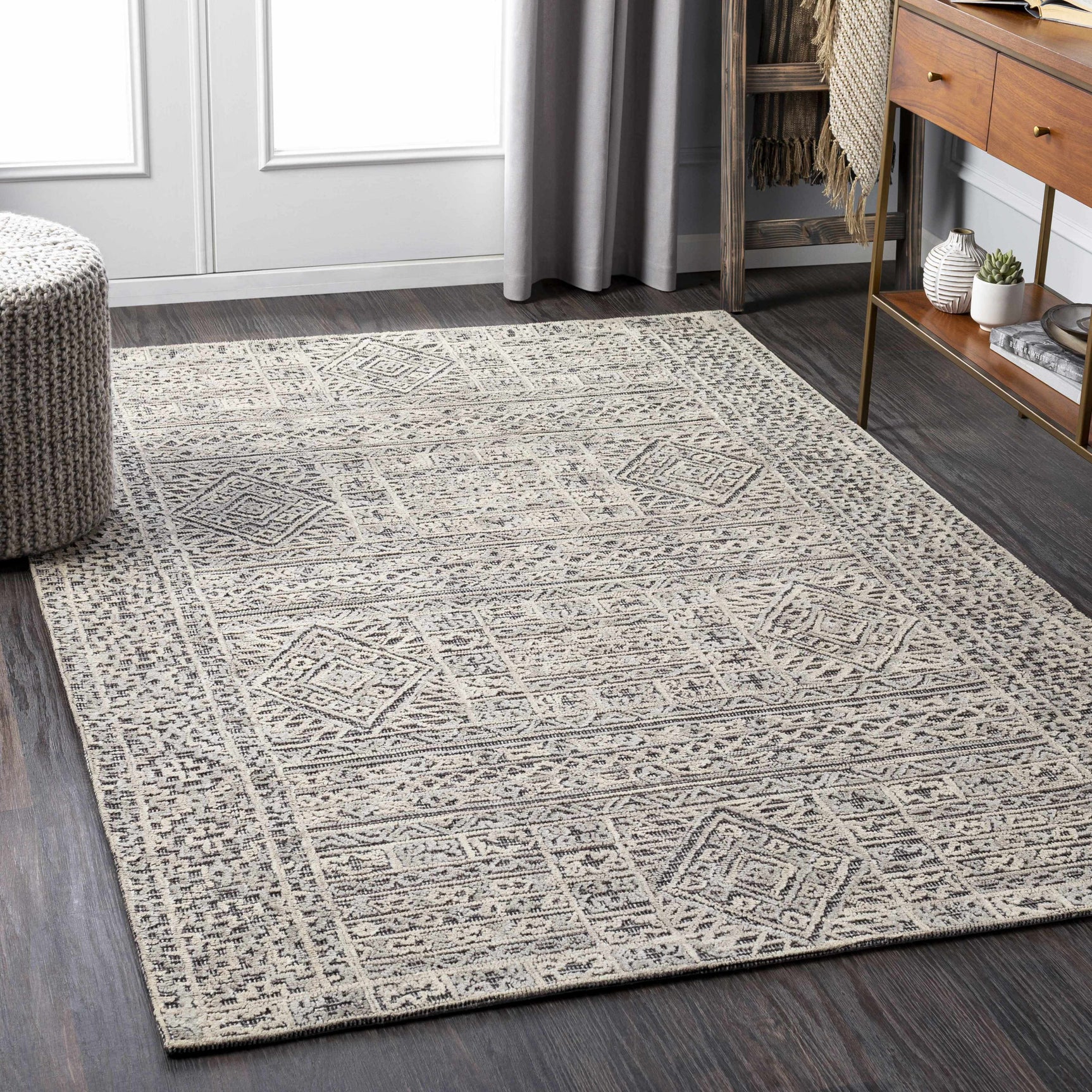 Nairne Textured Wool Area Rug - Clearance - Ornate Home