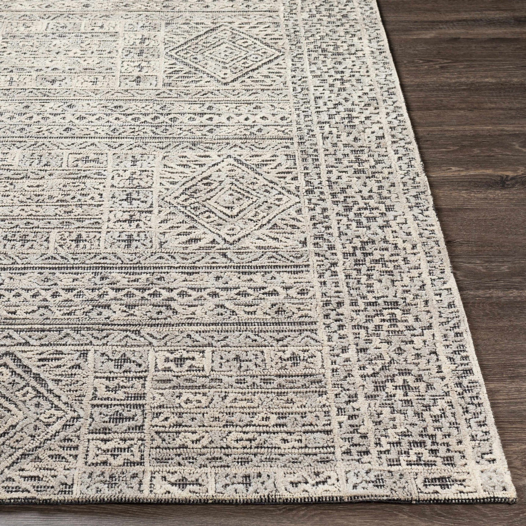 Nairne Textured Wool Area Rug - Clearance - Ornate Home