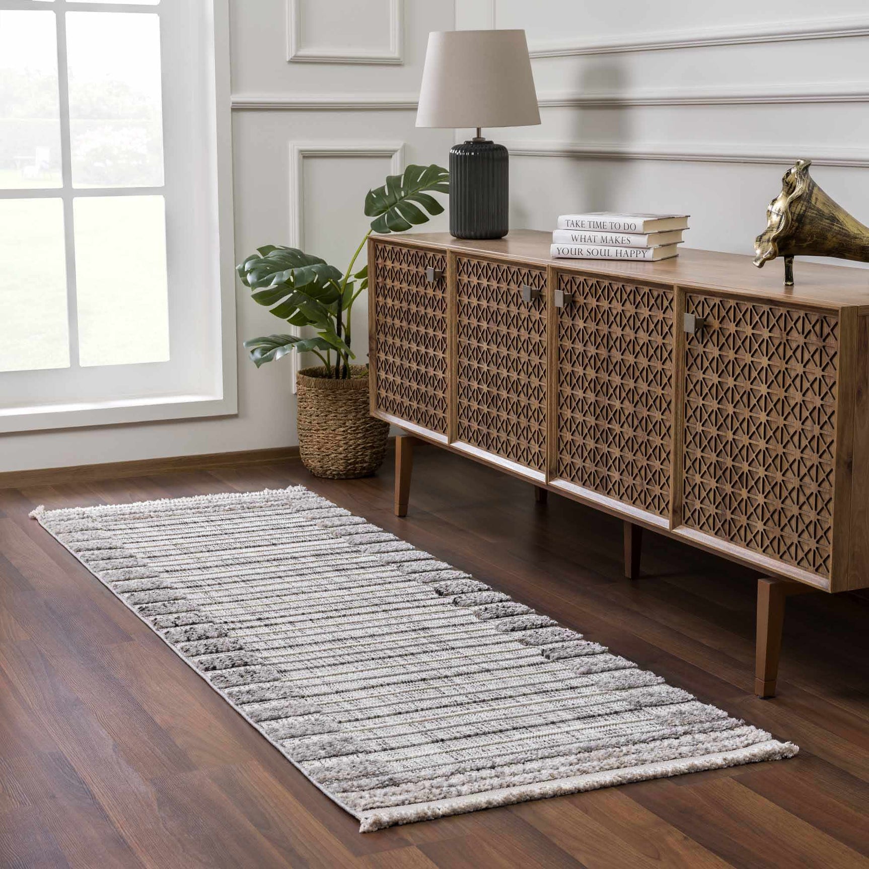 Naivasha Elegant High/Low Area Rug - Ornate Home