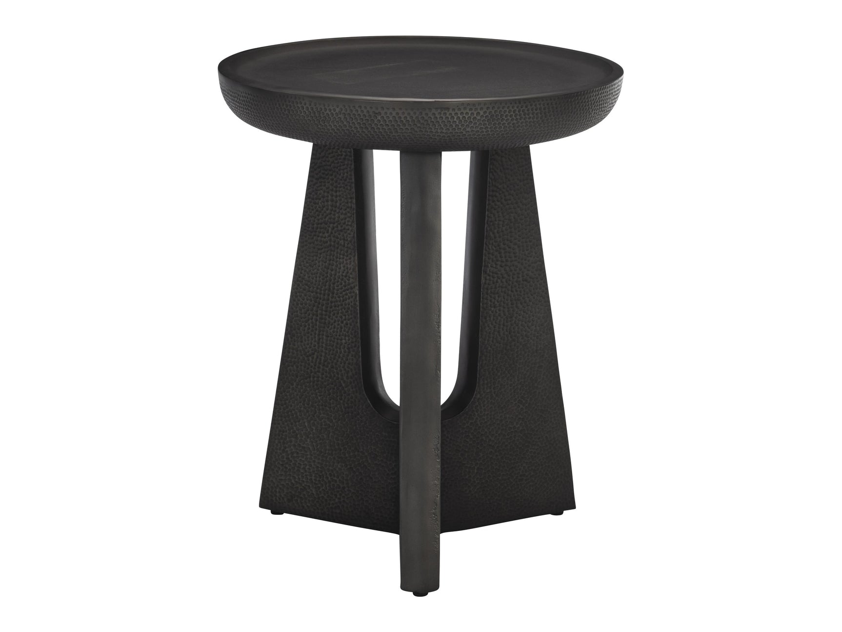 Nala Black Nickel Side Table - Ornate Home